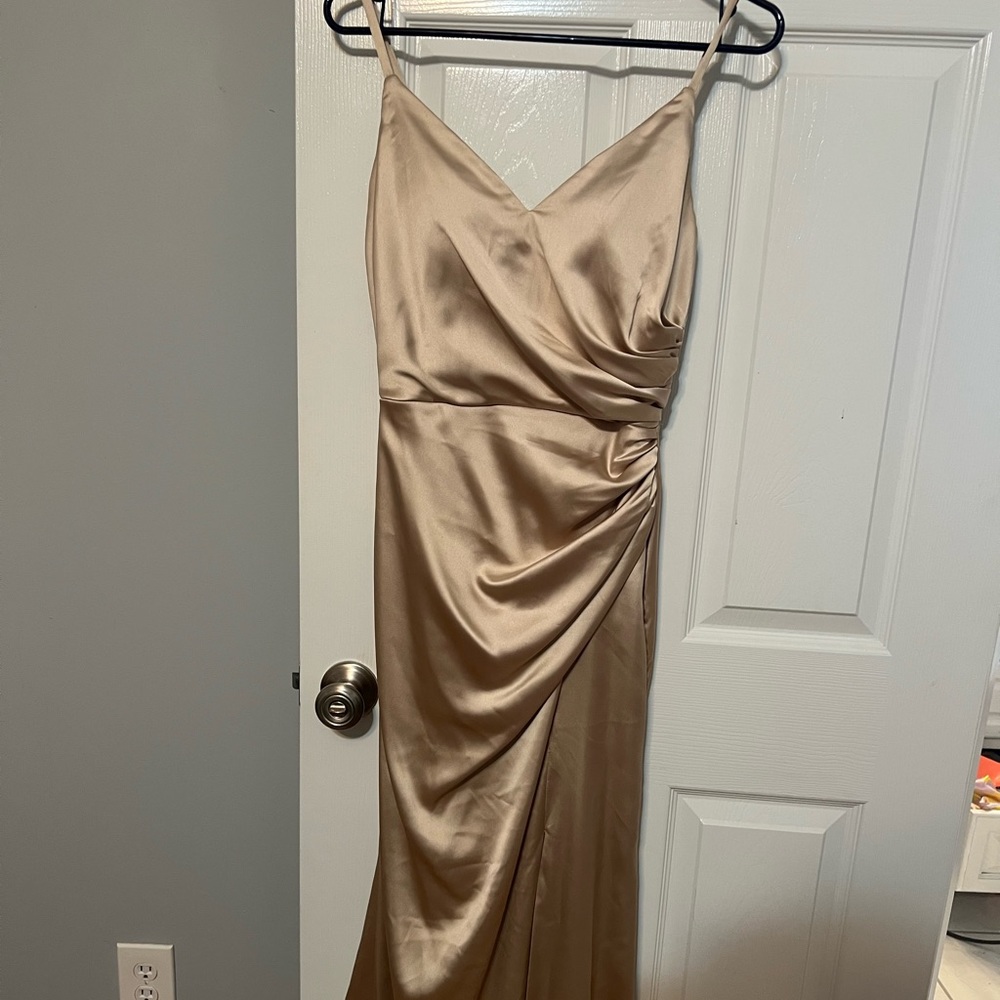 COPY - Gold bridesmaid dress